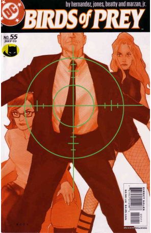 Birds of Prey 55 published by DC with cover art by Phil Noto
