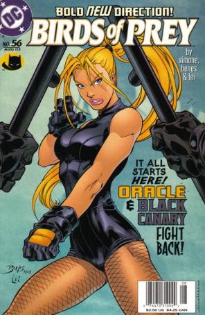 Birds of Prey 56 (Newsstand) published by DC with cover art by Ed Benés