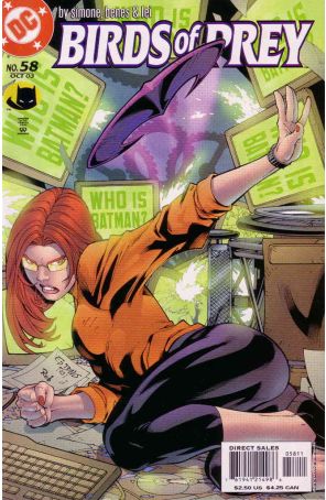 Birds of Prey 58 published by DC with cover art by Ed Benés