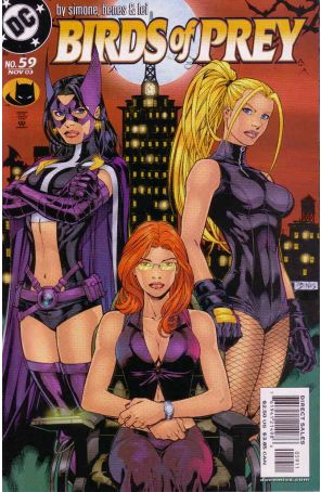 Birds of Prey 59 published by DC with cover art by Ed Benés