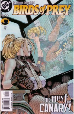 Birds of Prey 60 published by DC with cover art by Ed Benés