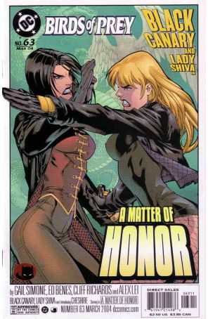 Birds of Prey 63 published by DC with cover art by Ed Benés