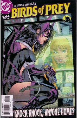 Birds of Prey 64 published by DC with cover art by Ed Benés