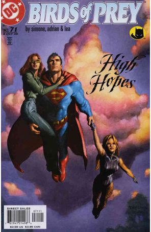 Birds of Prey 71 published by DC with cover art by Mark Texeira