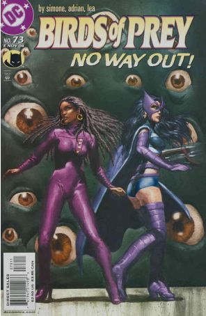 Birds of Prey 73 published by DC with cover art by Mark Texeira
