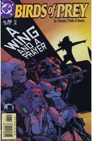 Birds of Prey 76 published by DC with cover art by Jason Pearson