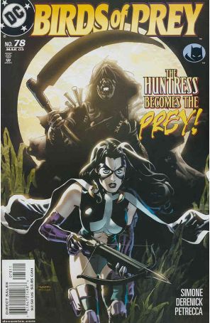 Birds of Prey 78 published by DC with cover art by Ryan Sook