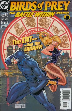 Birds of Prey 81 published by DC with cover art by Adriana Melo