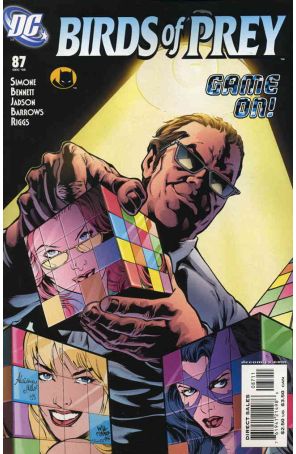 Birds of Prey 87 published by DC with cover art by Adriana Melo