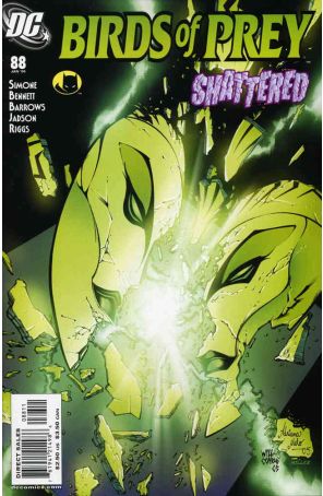 Birds of Prey 88 published by DC with cover art by Adriana Melo