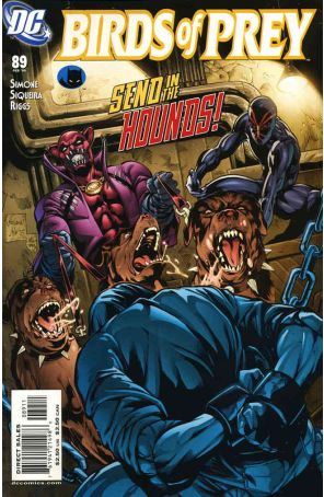 Birds of Prey 89 published by DC with cover art by Adriana Melo