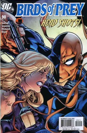 Birds of Prey 90 published by DC with cover art by Adriana Melo