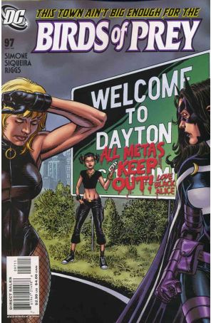 Birds of Prey 97 published by DC with cover art by Jerry Ordway