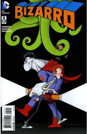 Bizarro 5 published by DC with cover art by Gustavo Duarte