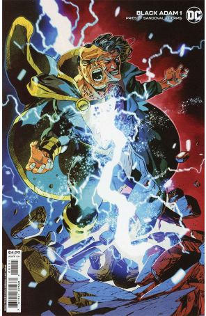 Black Adam 1A published by DC with cover art by Rafa Sandoval