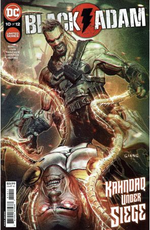 Black Adam 10 published by DC with cover art by Irvin Rodriguez