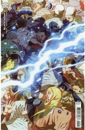 Black Adam 2A published by DC with cover art by Rafa Sandoval
