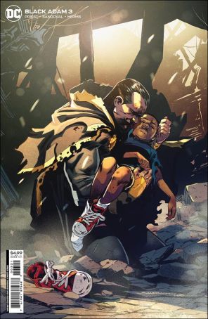 Black Adam 3A published by DC with cover art by Rafa Sandoval