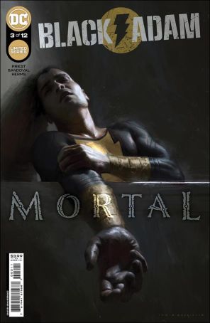 Black Adam 3 published by DC with cover art by Irvin Rodriguez