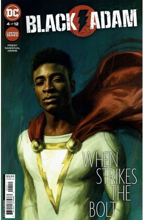 Black Adam 4 published by DC with cover art by Irvin Rodriguez