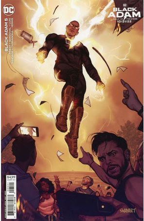 Black Adam 5C published by DC with cover art by Joshua Sway Swaby