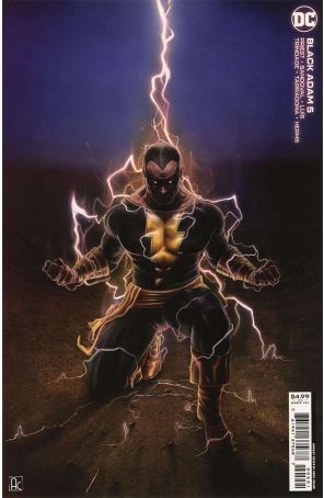 Black Adam 5D published by DC with cover art by Ariel Colon