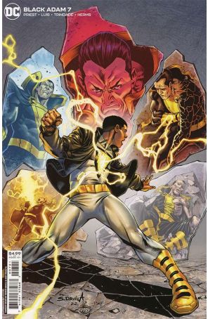 Black Adam 7A published by DC with cover art by Sergio Davila
