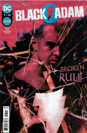 Black Adam 7 published by DC with cover art by Irvin Rodriguez