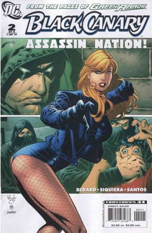 Black Canary (3rd Series) 2 published by DC with cover art by Paulo Siqueira