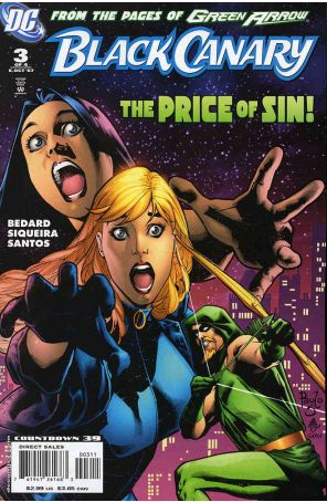 Black Canary (3rd Series) 3 published by DC with cover art by Paulo Siqueira