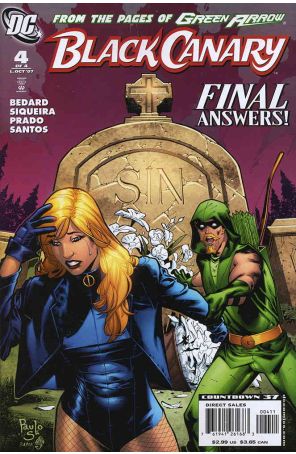 Black Canary (3rd Series) 4 published by DC with cover art by Paulo Siqueira