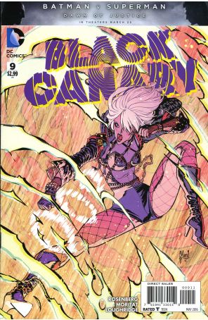 Black Canary (4th Series) 9 published by DC with cover art by Annie Wu