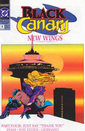 Black Canary (Mini-Series) 4 published by DC with cover art by Dick Giordano