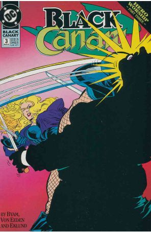 Black Canary 3 published by DC with cover art by Trevor Von Eeden