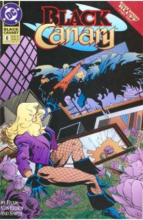 Black Canary 6 published by DC with cover art by Trevor Von Eeden
