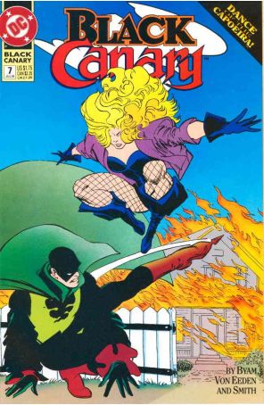 Black Canary 7 published by DC with cover art by Trevor Von Eeden