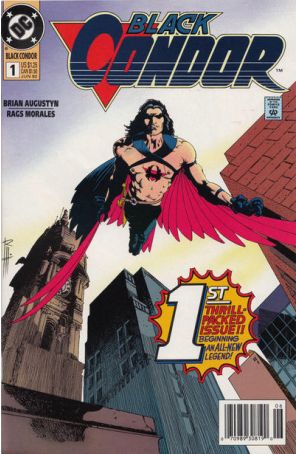 Black Condor 1 (Newsstand) published by DC with cover art by Rags Morales