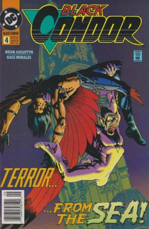 Black Condor 4 (Newsstand) published by DC with cover art by Rags Morales