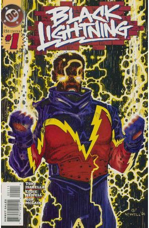 Black Lightning (2nd Series) 1 published by DC with cover art by Eddy Newell