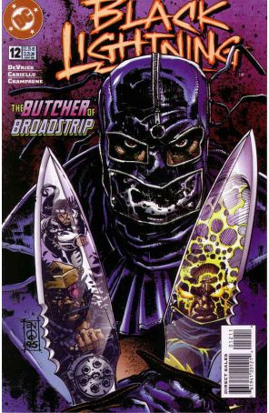 Black Lightning (2nd Series) 12 published by DC with cover art by Eddy Newell