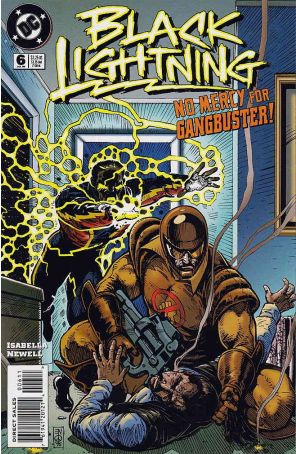 Black Lightning (2nd Series) 6 published by DC with cover art by Eddy Newell