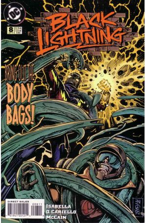 Black Lightning (2nd Series) 8 published by DC with cover art by Eddy Newell