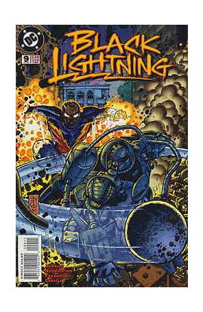 Black Lightning (2nd Series) 9 published by DC with cover art by Eddy Newell