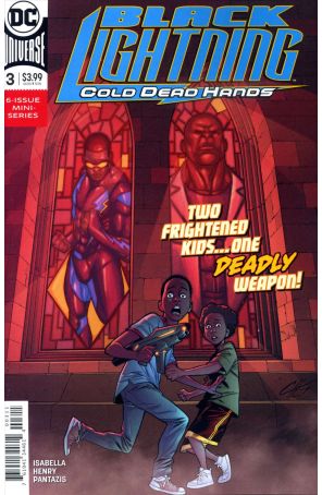 Black Lightning: Cold Dead Hands 3 published by DC with cover art by Clayton Henry