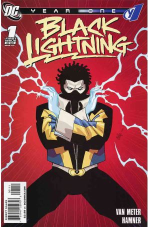 Black Lightning: Year One 1A published by DC with cover art by Cully Hamner