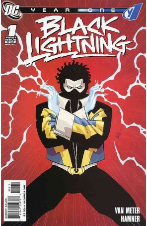 Black Lightning: Year One 1 published by DC with cover art by Cully Hamner