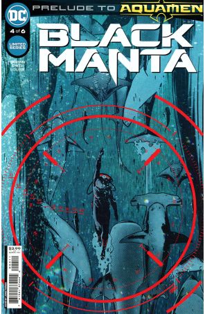 Black Manta 4 published by DC with cover art by Jorge Fornes