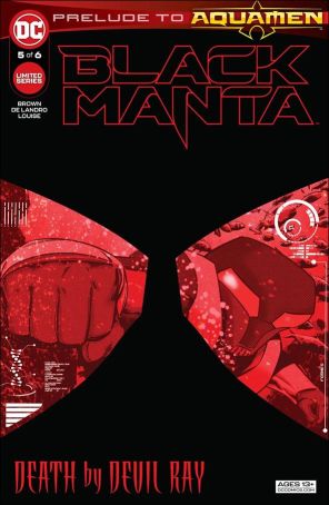 Black Manta 5 published by DC with cover art by Jorge Fornes