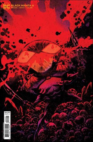 Black Manta 6A published by DC with cover art by Sanford Greene