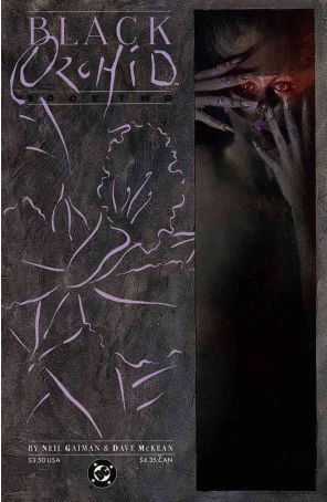 Black Orchid (Mini-Series) 2 published by DC with cover art by Dave McKean